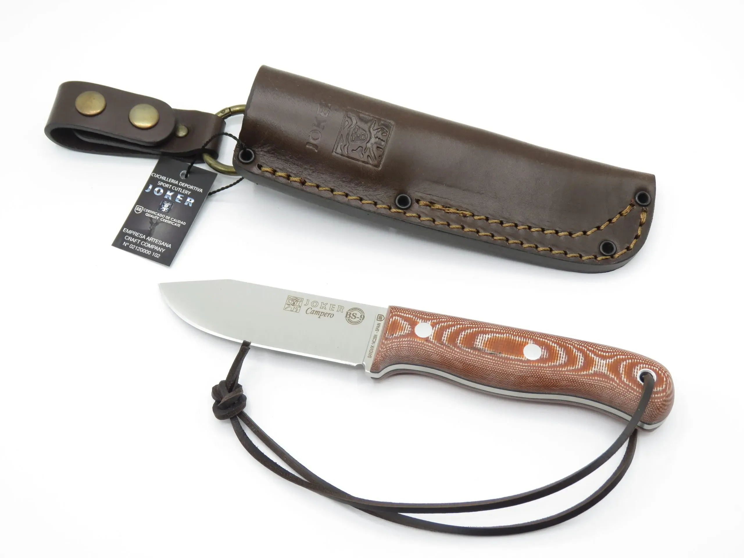 JOKER CM-112 Campero coltello lama fissa 10,5 cm. bushcraft