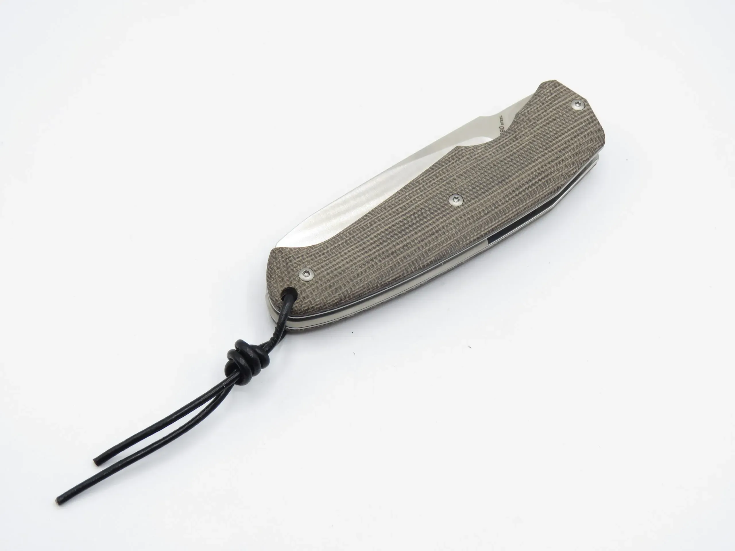 VIPER Novis coltello pieghevole by F. Silvestrelli manico in canvas micarta verde - immagine 7