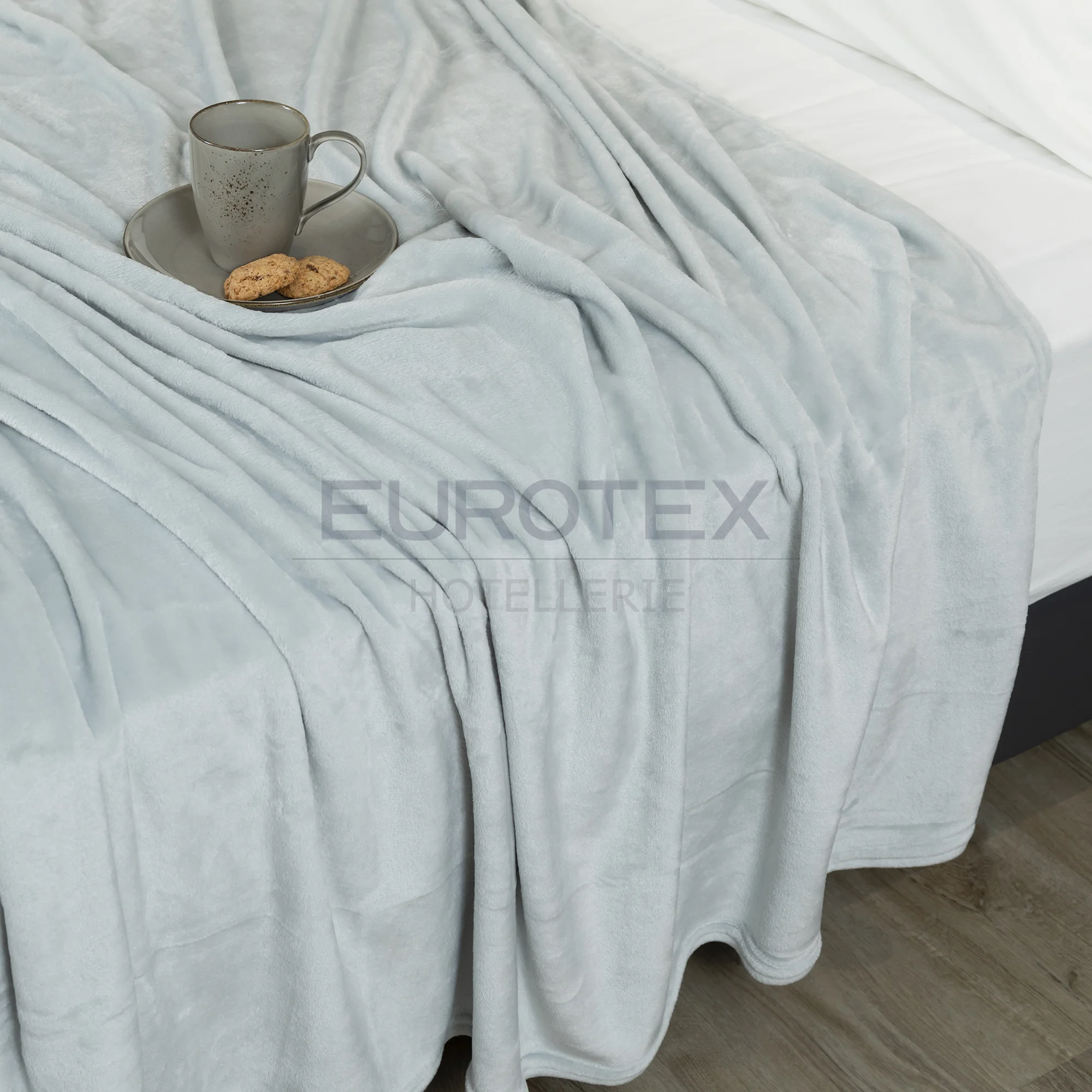 Coperta DEHOR 1 piazza grigio ghiaccio - immagine 4